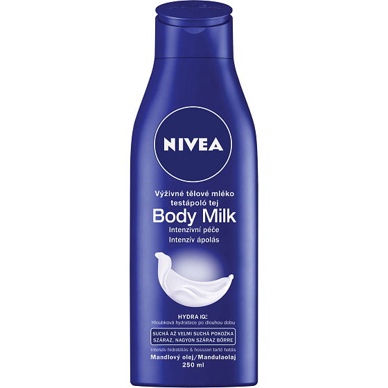 Nivea Body Milk výživné telové mlieko, 250 ml