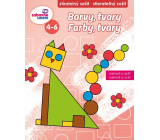 Ditipo Stierateľný zošit Farby, tvary 4-6 rokov 16 strán 215 x 275 mm