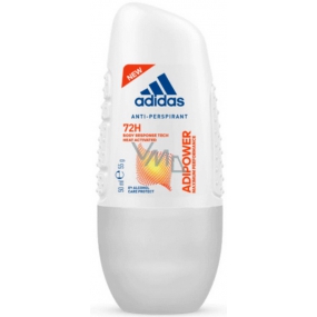 Adidas Adipower 72h guličkový antiperspirant dezodorant roll-on pre ženy 50 ml