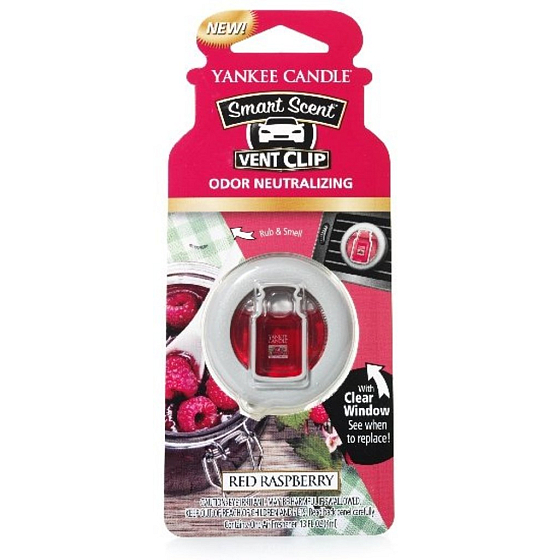 Yankee Candle Red Raspberry - Červená malina vonný klip do ventilácie