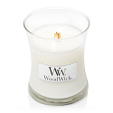 Woodwick Magnolia - Magnólia vonná sviečka s dreveným knôtom a viečkom sklo malá 85 g