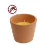 Citronella sviečka hnedá terakota 75 x 65 mm