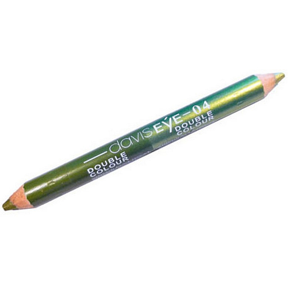 Princessa Davis Eye Double Colour očné tiene v ceruzke 04 svetlo zelená a tmavo zelená 6 g