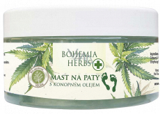 Bohemia Gifts Herbs Konopná masť na päty s konopným olejom 100 ml