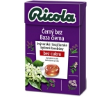 Ricola Čierny bez švajčiarske bylinné cukríky bez cukru s vitamínom C z 13 bylín 40 g