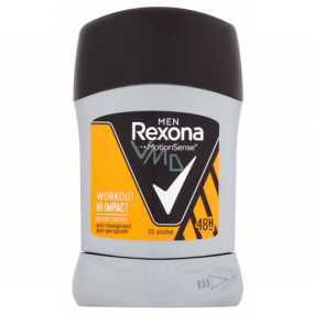 Rexona Men Workout Hi-IMPAC tuhý antiperspirant dezodorant stick s 48-hodinovým účinkom pre mužov 50 ml