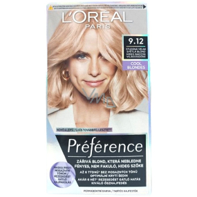 Loreal Paris Préférence farba na vlasy 9.12 Sibéria Studená veľmi svetlá blond