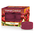 Yankee Candle Black Cherry - Čajová sviečka s vôňou zrelej čerešne 12 x 9,8 g