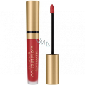 Max Factor Colour Elixir Soft Matte Dlhotrvajúci matný tekutý rúž 030 Crushed Ruby 4 ml