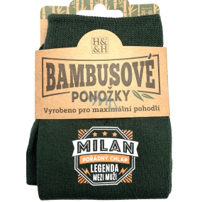 Albi Bambusové ponožky Milan, veľkosť 39 - 46