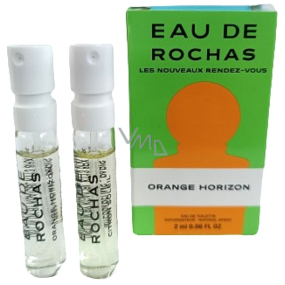 Rochas Eau de Rochas Orange Horizon 2 ml + Eau de Rochas Citron Soleil toaletná voda pre ženy s rozprašovačom 2 ml, darčeková sada