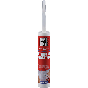 Den Braven lepidlo na polystyrén, biele, 310 ml
