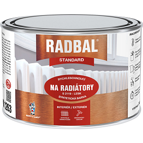 Radbal Standard S2119 farba na radiátory, 6003 slonová kosť, 375 ml