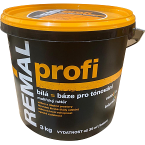 REMAL Profi maliarska farba na sadrokartón a sanačné omietky, 3 kg