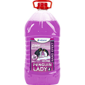 Velvana Penguin Lady Ice Free -20 °C, nemrznúca zmes do ostrekovačov 4 l Velvana Penguin Lady Ice Free -20 °C, nemrznúca zmes do ostrekovačov 4 l