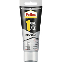 PATTEX One For All Crystal univerzálne montážne lepidlo transparentné, tuba 80 g