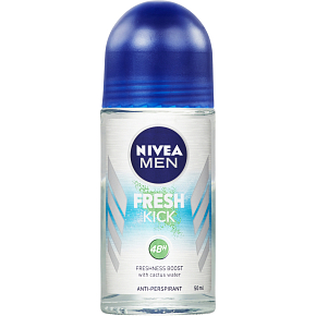 Nivea Men Fresh Kick guľôčkový antiperspirant, 50 ml