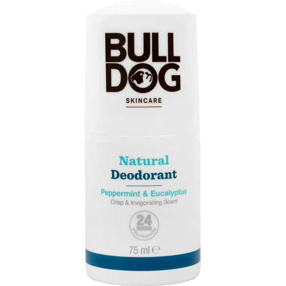 Bulldog deodorant roll-on Peppermint & Eucalyptus, 75 ml