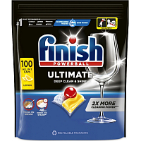 Finish Ultimate All in 1 Lemon tablety do umývačky, 100 ks