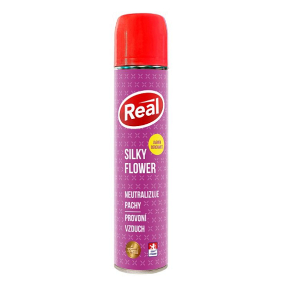 Real Silky Flower osviežovač vzduchu sprej 300 ml