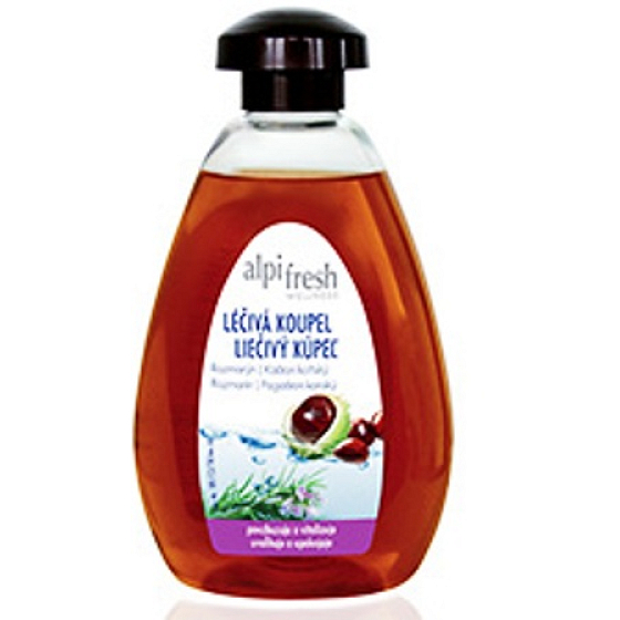 Alpifresh Rozmarín + Pagaštan konský bylinkový liečebná kúpeľ 500 ml