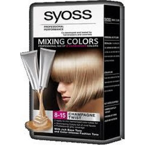 Syoss Mixing Colors dlhotrvajúca farba na vlasy 8-15 Champagne Twist