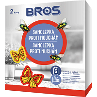 Bros samolepky proti mociam, mucholapka, 2 ks