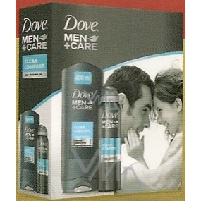 Dove Men + Care Comfort dezodorant sprej 150 ml + sprchový gél 400 ml, kozmetická sada