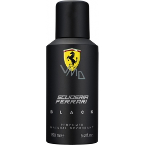 Ferrari Scuderia Black deodorant sprej pre mužov 150 ml