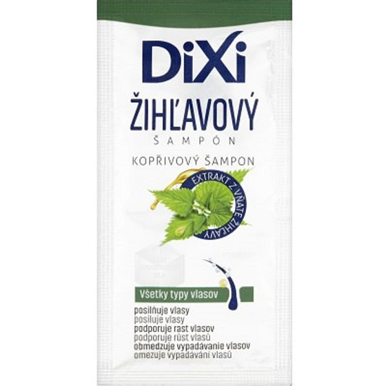 Dixi Žihľavový šampón proti vypadávaniu vlasov pre všetky typy vlasov sáčok 10 g