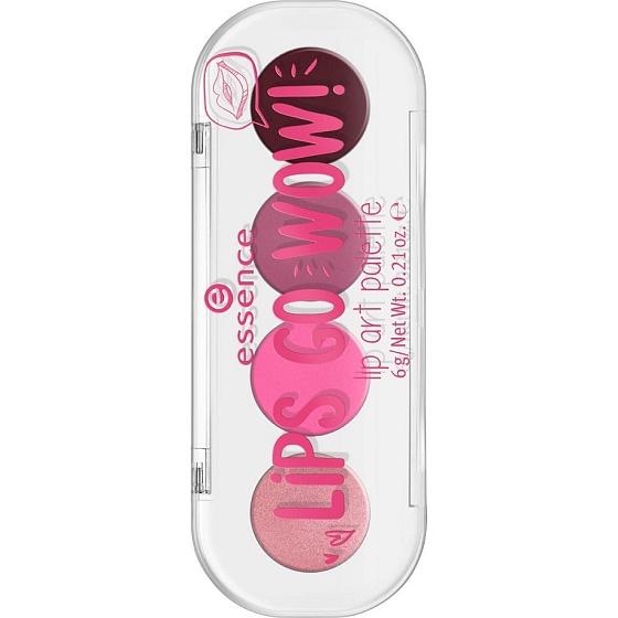 Essence Lips Go Wow! Lip Art Palette paletka na pery 01 Show Your Style! 6 g