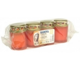 Madona Cintorínska sviečka bedronka lisovaná červená 15 hodín 4 x 55 g