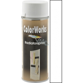 Color Works Radiatorspray alkydový lak biely 400 ml sprej