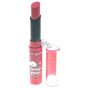 Miss Sporty Wonder Sheer & Shine Lipstick rúž 120 Peachy Sheen 1 g