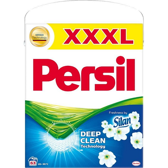 Persil Deep Clean Freshness by Silan prací prášok na na biele a stálofarebné prádlo 63 dávok 4,1 kg Box