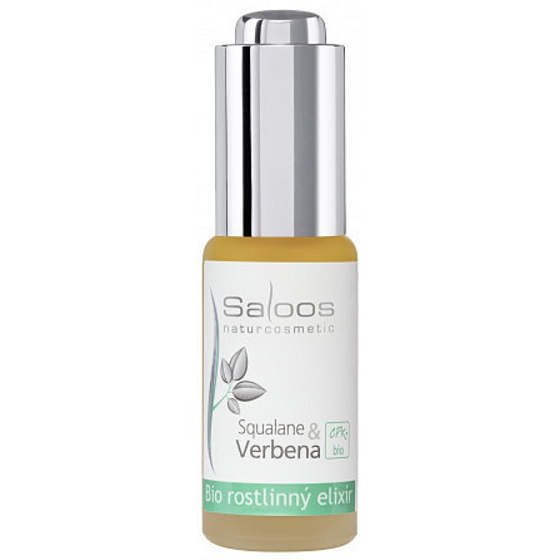 Saloos Bio Skvalan a Verbena bylinný elixír na citlivú a suchú pokožku 20 ml