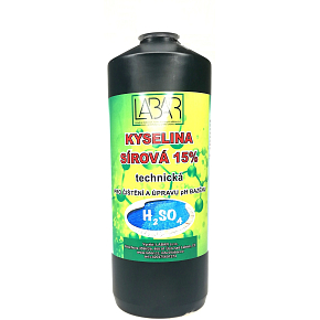 Labar Kyselina sírová 15% technická, na čistenie a úpravu pH bazéna 1000 g
