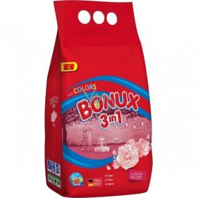 Bonux Color Radiant Rose 3v1 prací prášok na farebnú bielizeň 60 dávok 4,5 kg