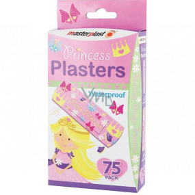 Masterplast Princess vodotesná náplasť pre deti 75 kusov