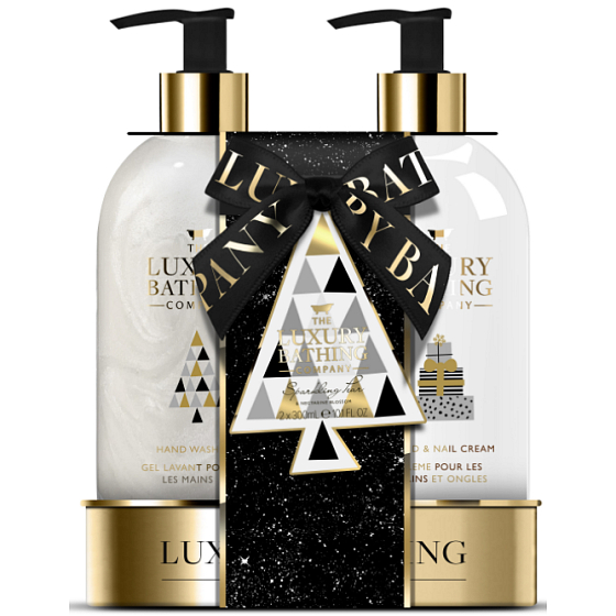 Grace Cole Sparkling Pear and Nectarine Blossom tekuté mydlo na ruky 300 ml + krém na ruky a nechty 300 ml, kozmetická sada pre ženy