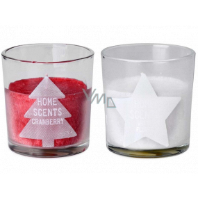 Adpal Stearin Home Scents vonná sviečka v skle 70 x 75 mm mix farieb