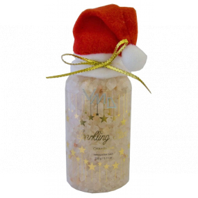 Salsa Collection Sparkling Stars soľ do kúpeľa s vianočný čiapočkou 230 g