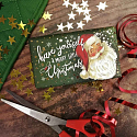 Anglické mydlo Santa Klaus - Orange & Cinnamon Christmas prírodné parfumované toaletné mydlo s bambuckým maslom 190 g