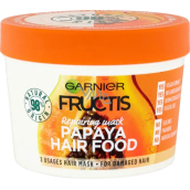 Garnier Fructis Papaya Hair Food Mask na poškodené vlasy 400 ml