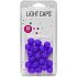 Kryty pre LED reťaze Tmavo modré 2 x 1,5 cm 20 kusov