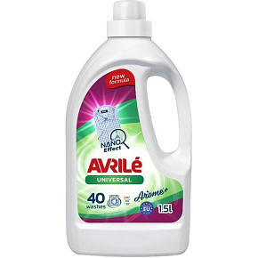 Avrilé Universal prací gel univerzálny, 40 praní 1,5 l Avrilé Universal prací gel univerzálny, 40 praní 1,5 l