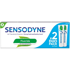 Sensodyne Fluoride zubná pasta 2x75 ml