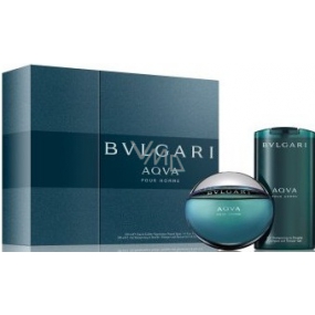 Bvlgari Aqva pour Homme toaletná voda 100 ml + sprchový gél 200 ml, darčeková sada