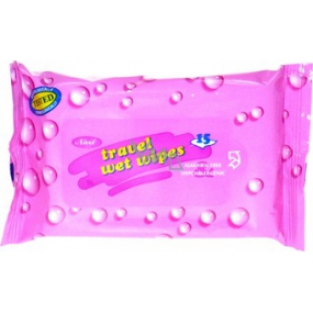 Nicol Travel Wet Wipes hypoalergénne cestovné vlhčené obrúsky 15 kusov