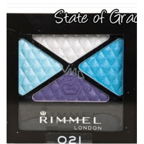 Rimmel London Glam Eyes quad očné tiene 021 State Of Grace 4 g